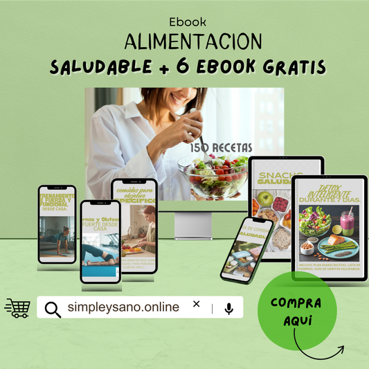 Alimentación Saludable: Mas de 150 Recetas Deliciosas.